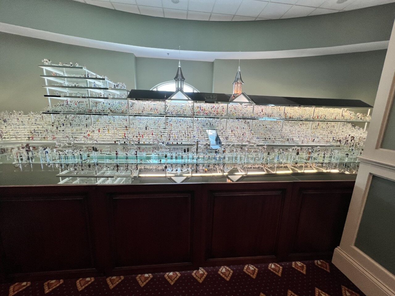 Glass Replica of Churchill Downs